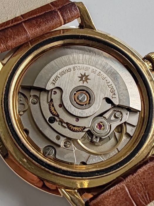 Ceas Junghans Max Bill Automatic Placat cu aur 38 mm Funcționează impecabil!