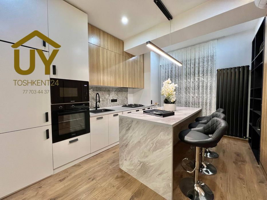 3 комнаты 104 м2 Махтумкули Poytaxt Residence 2 санузла с кадастром