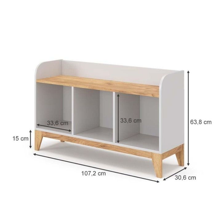 Етажерка с 3 отделения