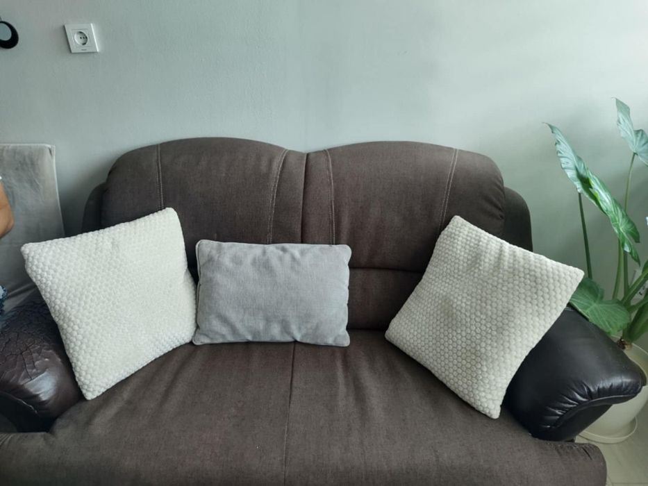 Двойка разтегателен диван