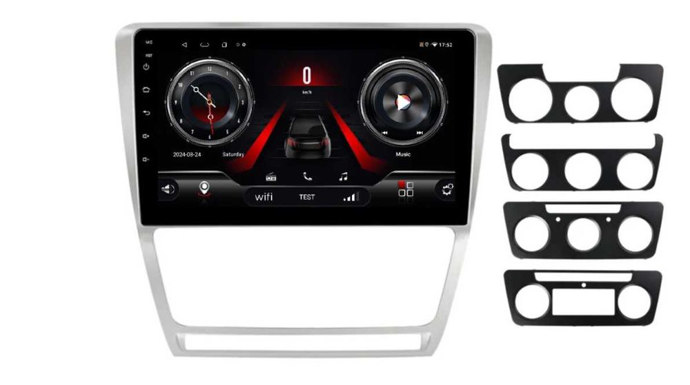 Navigatie Dedicată SKODA OCTAVIA 2 / 2005-2012, 8Core, 6G + 128G