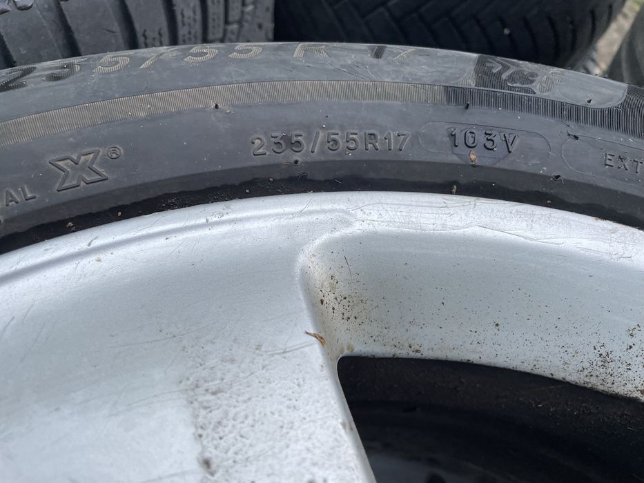 Jante cu cauciuc Mercedes s class 17