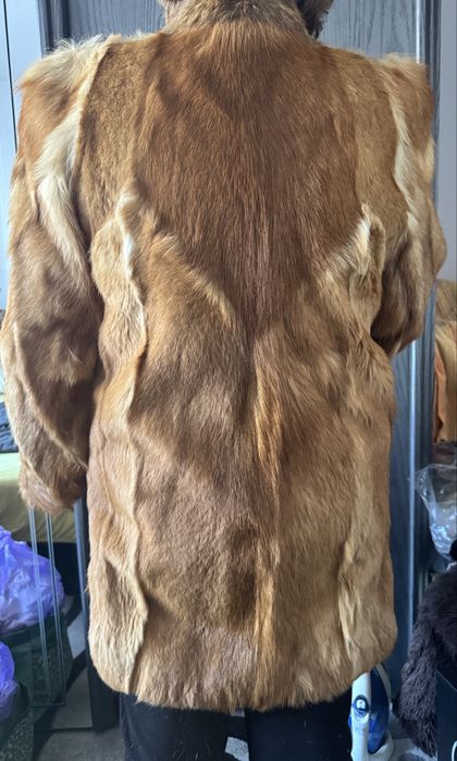 Blana naturala vulpe L-XL