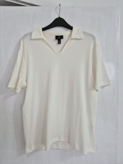 Tricou Slim Fit Alb old money H&M