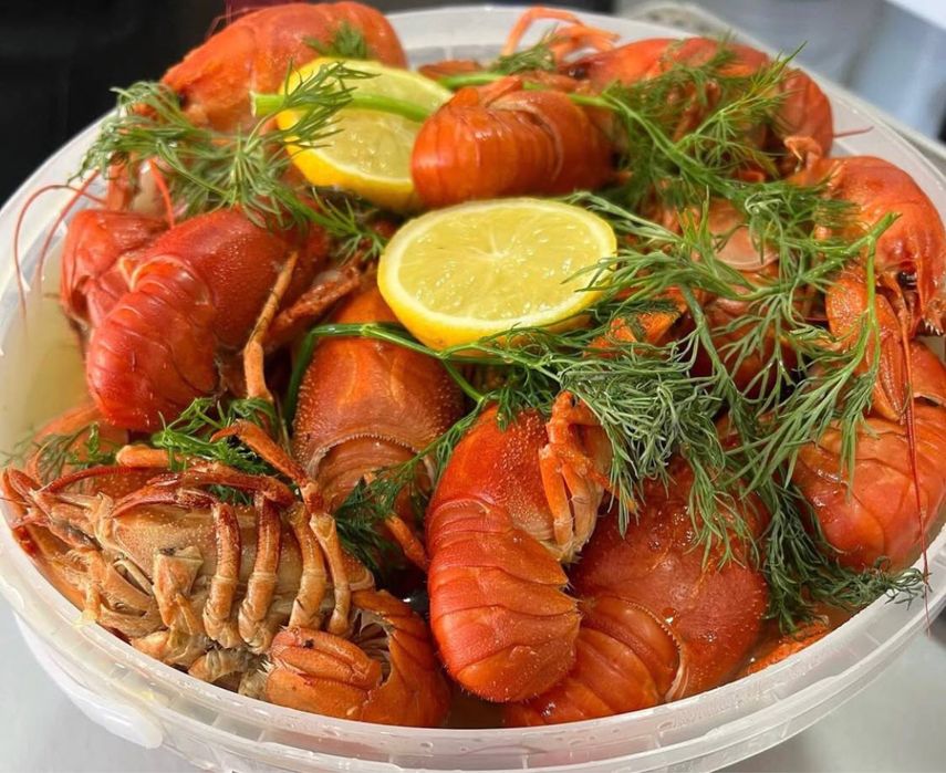 Доставка раков,живые раки,клешни краба,креветки