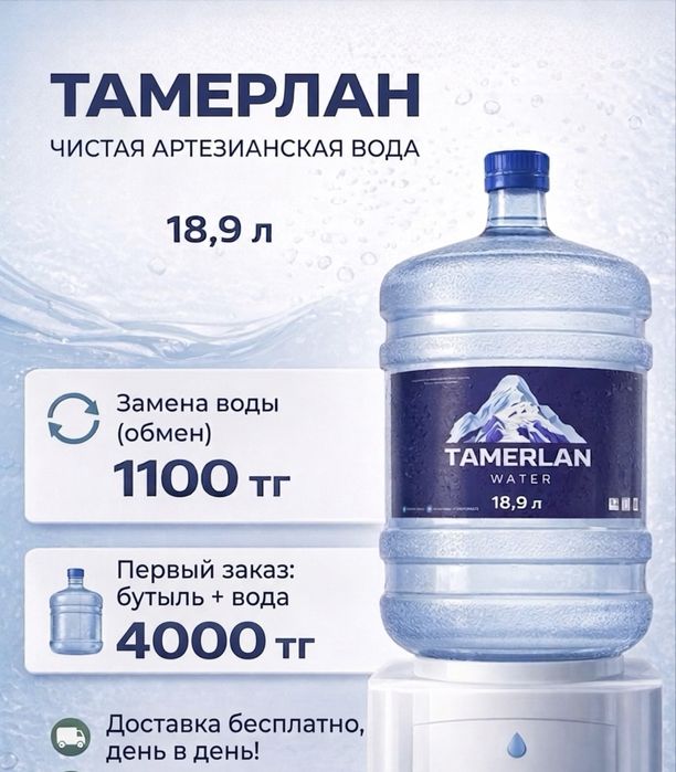 Доставка воды 19 л