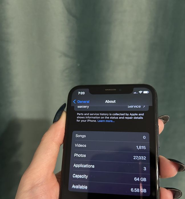 iPhone XS space grey 64 GB