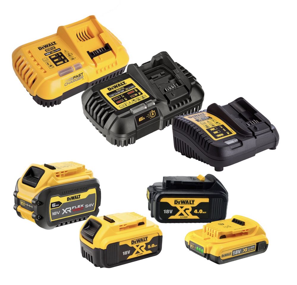 DeWALT Батерия 6/5/4/3/2Ah / Зарядно DCB118 / DCB116 / DCB115 / DCB112
