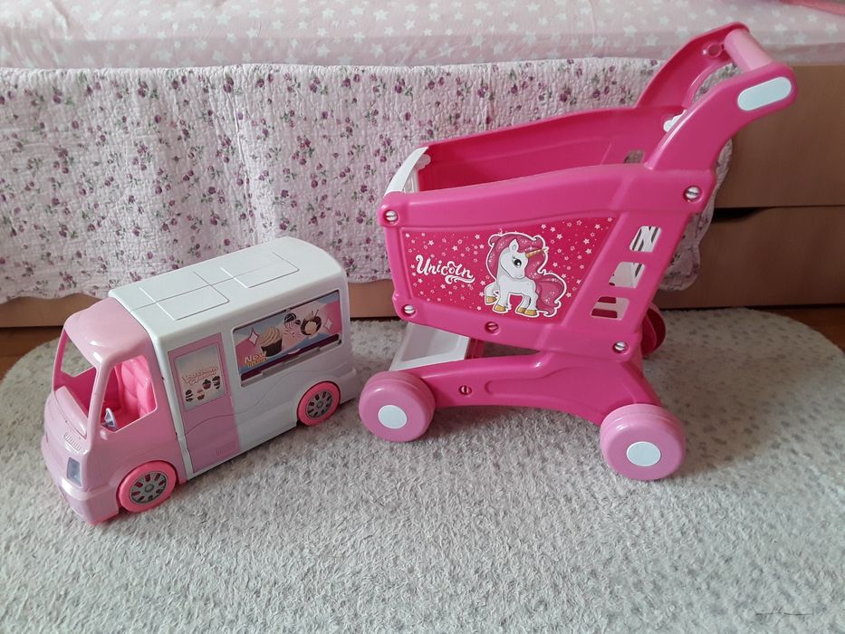 Играчки пъзел пазарска количка