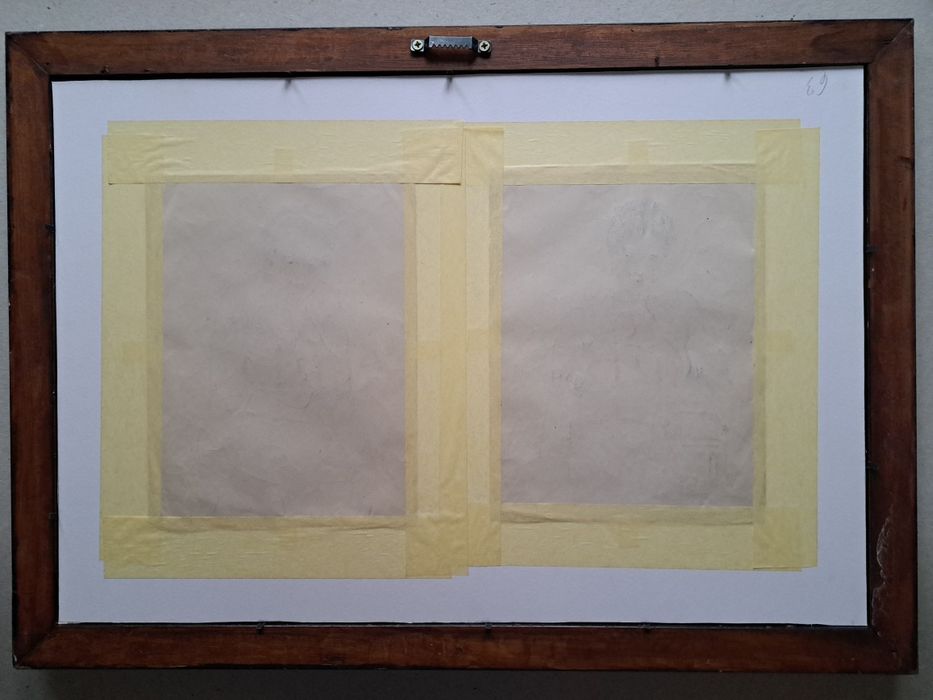 Pictură. Desen: "Personaje feminine" C.C.Constantinescu (1897 - 1967)