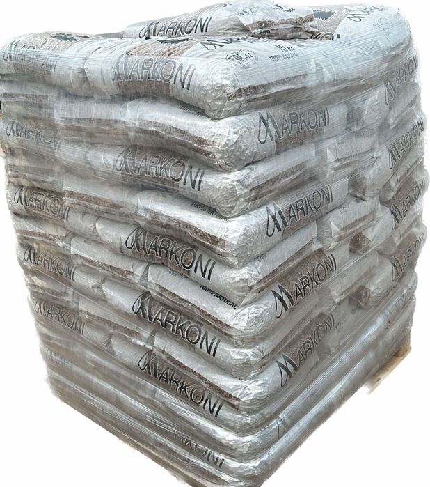Пелети Markoni и Ahira  EN+A1 80% бор и 20% бук