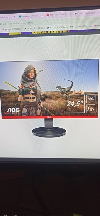 Monitor gaming aoc si Dell 280hz