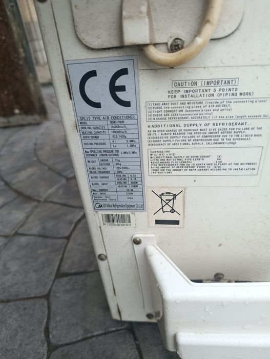 Работещ kлиматuk  Мidea 18 BTU