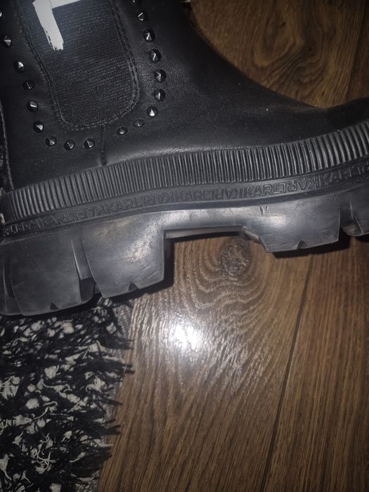 KAR LAGERFELD N39  и  Michael Kors N38 боти естествена кожа