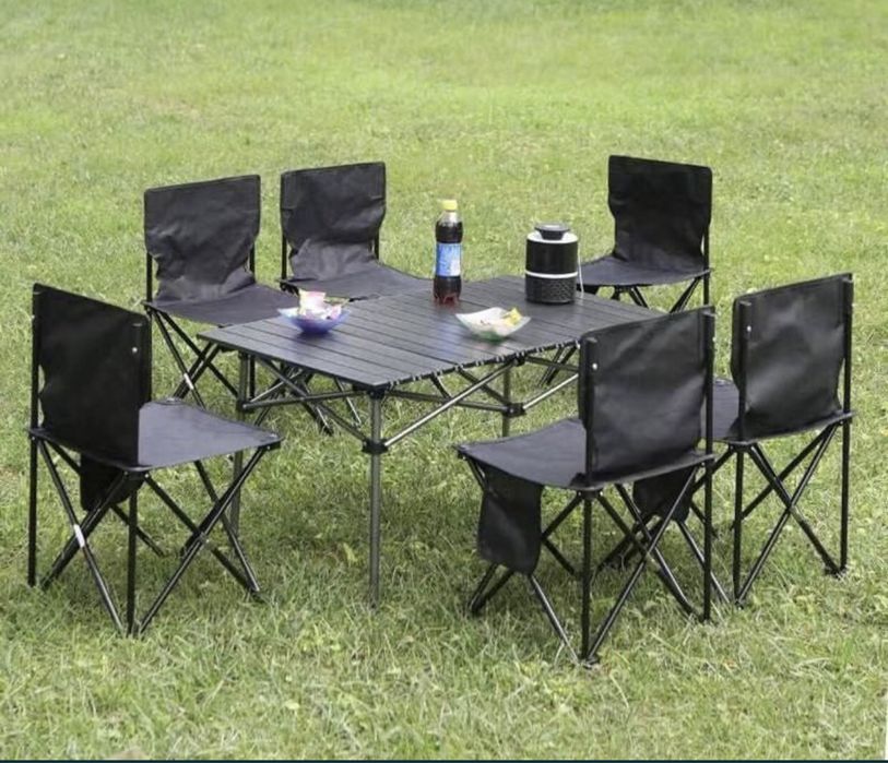 Раскладной стол и стулья для кампинг и походов