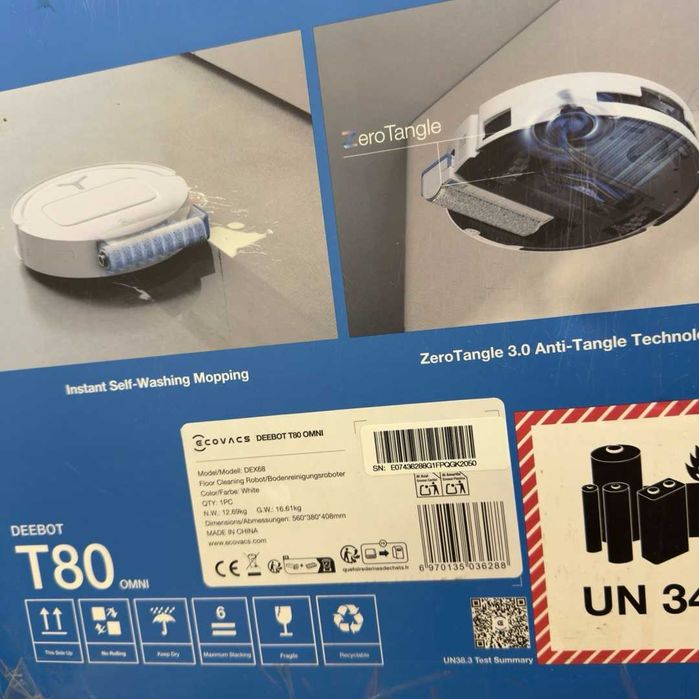 Aspirator Robot Ecovacs Deebot T80 Omni White | TrueGSM