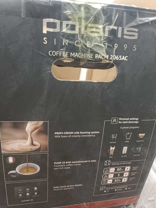 Kofe mashina Polaris PACM 2065AC