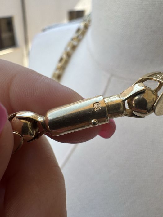златна верижка 583 проба Dior