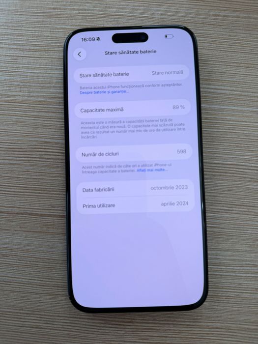 Iphone 15 Pro Max 256 Blue ingrijit