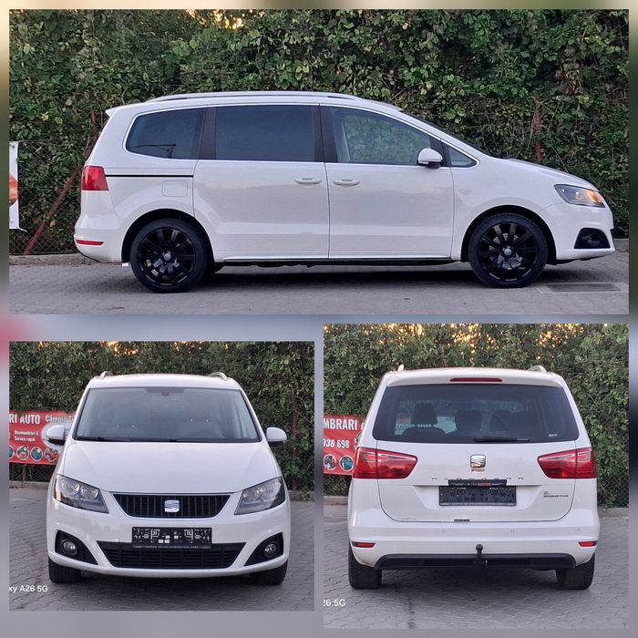 Seat alahambra  Volkswagen sharan  2,0 tdi 140 cp euro 5  Navigație camera marșarier