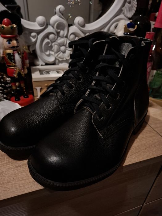 Скандинавски Нови мъжки кожени боти - естествена кожа