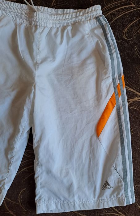 Pantaloni albi barbati vara adidas clima cool originali din Germania