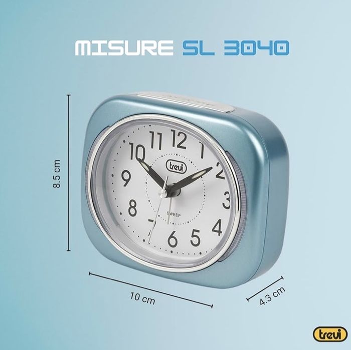 Ceas deșteptător Trevi Retro de noptieră cu lumină LED