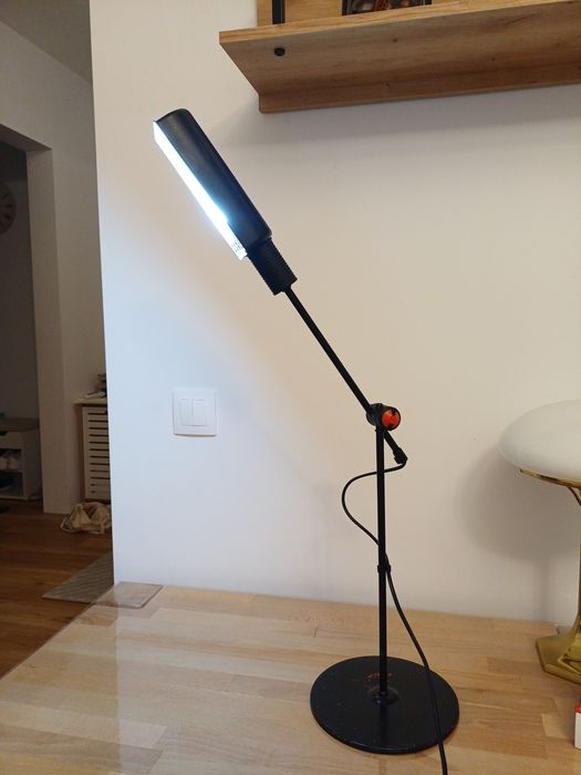 Accesoriu decorațiune lumina pălărie metal Veneta Lumi 1980 Italia