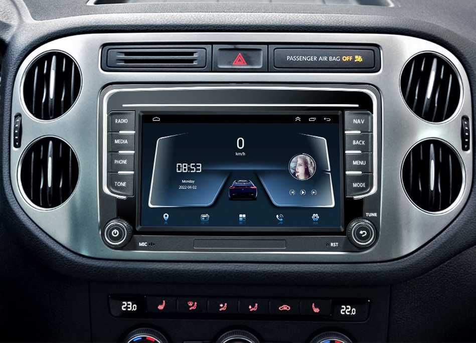 Navigatie VW, SKODA, SEAT, Android 13, 2G Ram+32 MONTAJ INCLUS