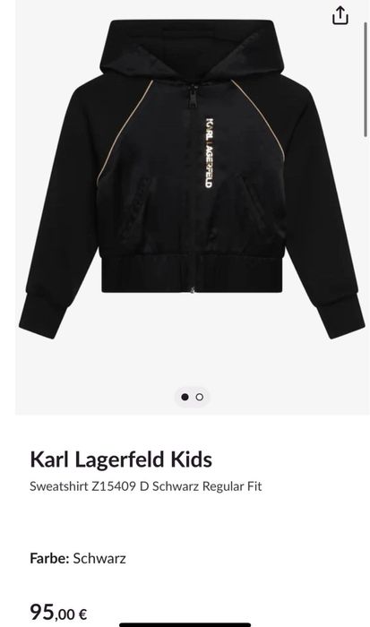 Детски двулицев суитшърт KARL LAGERFELD KIDS