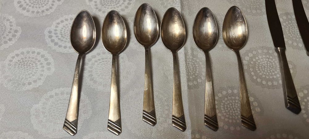 Set tacamuri placate cu argint