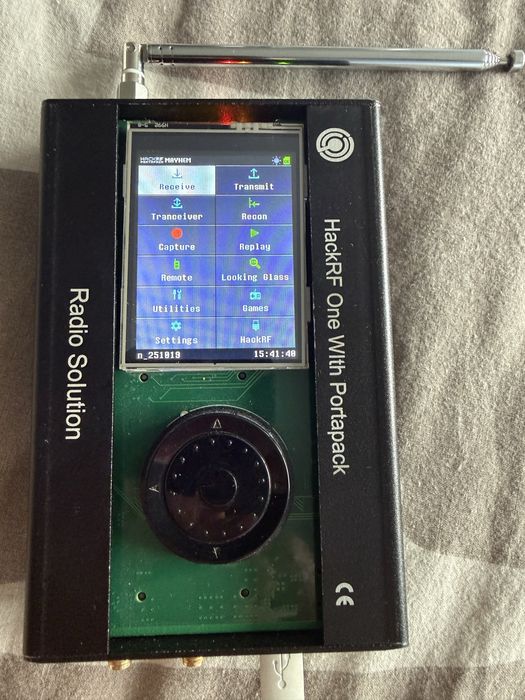 HackRF One + Portapack