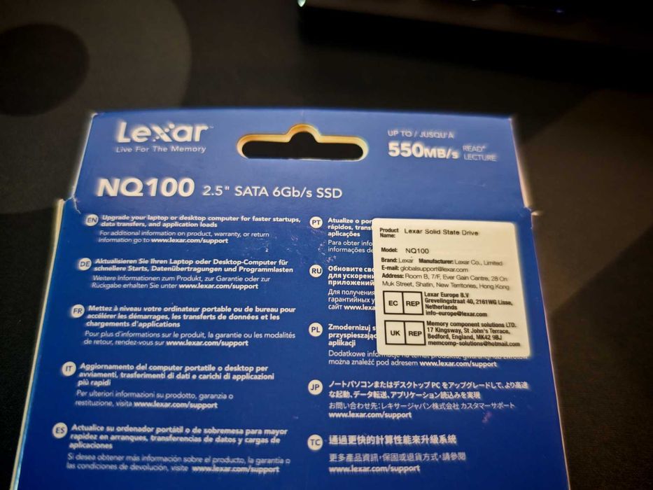 Solid-State Drive (SSD) Lexar NQ100 1TB SSD 2.5" SATA