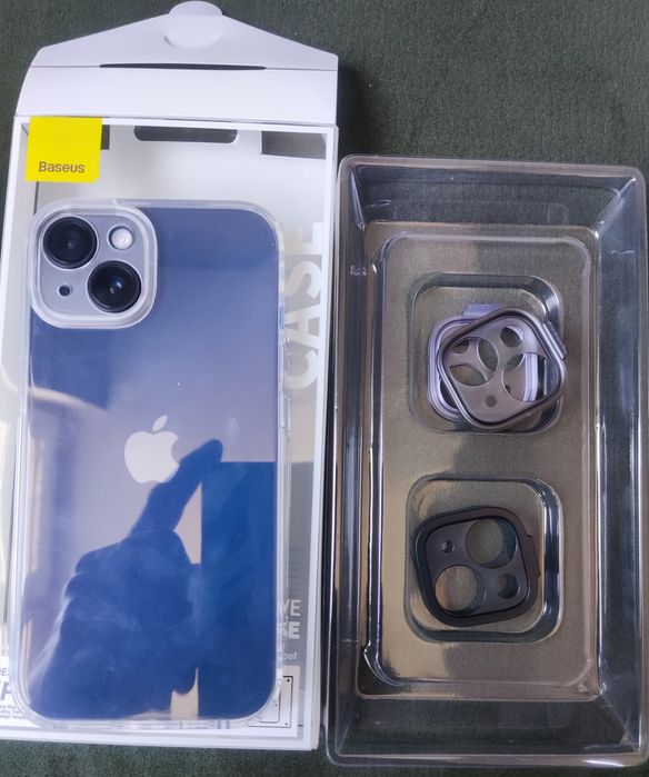 Кейс + протектор iphone 14