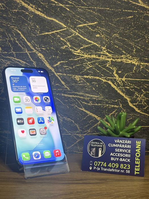 Iphone 15 Plus/128GB/2 ani Garantie Centrul de Telefoane/rate