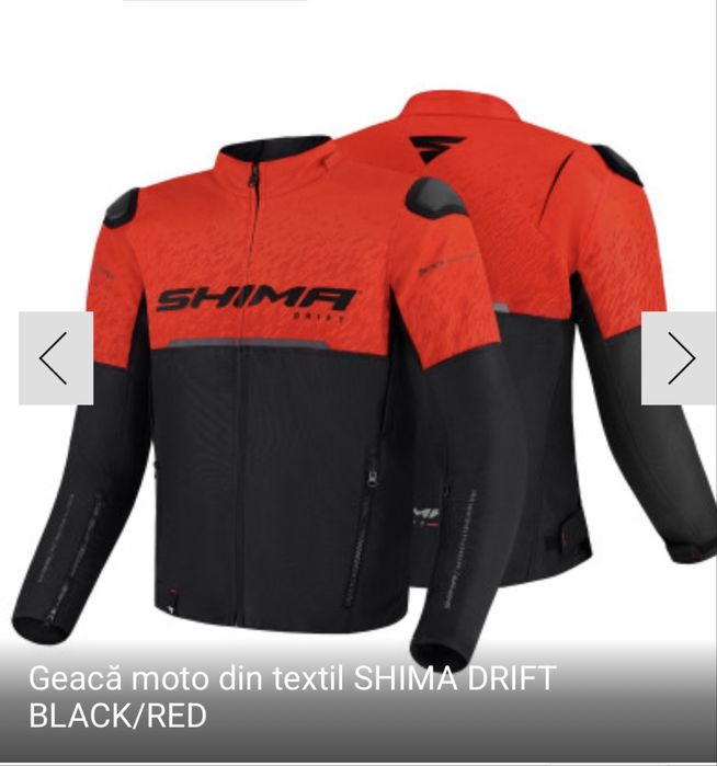 Vand geaca moto Shima Drift mar M ca si  noua.