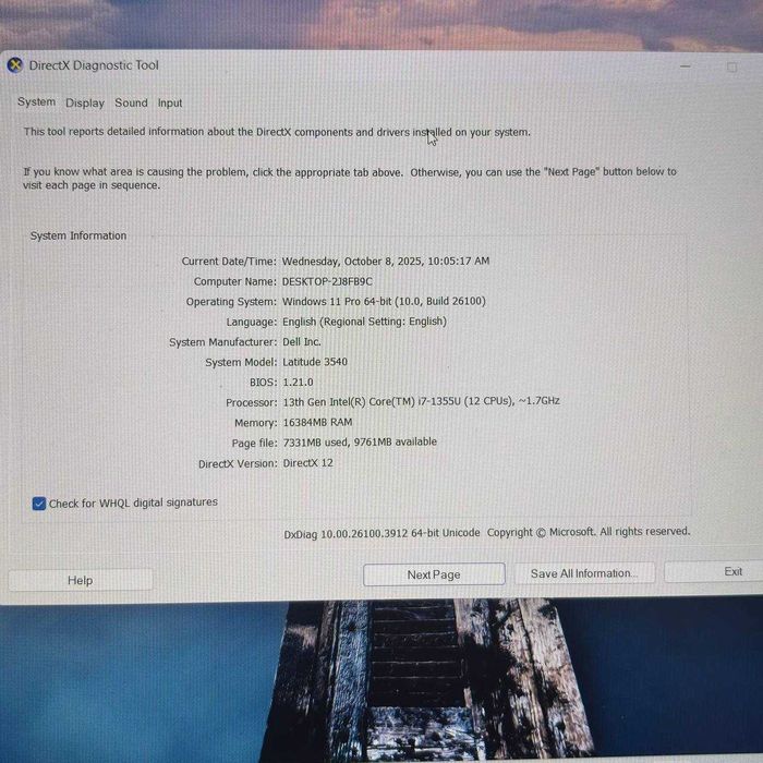 Laptop Dell latitude 3540 i7 gen 13 (efn) StarAmanet