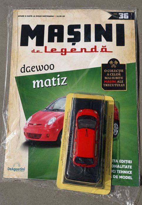 Macheta noua Matiz Deagostini Mașini de Legendă
