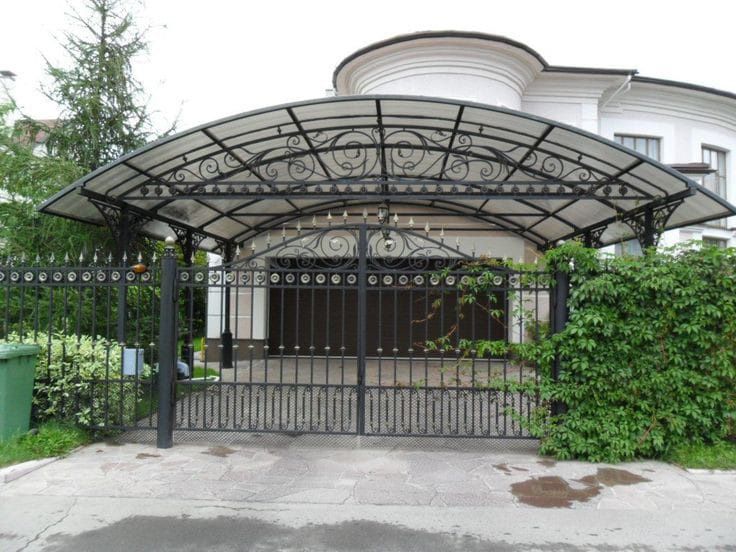 Теневые навесы для дома