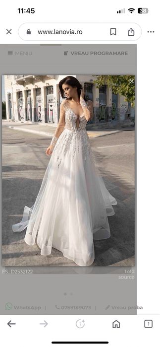 Vand rochie mireasa La Novia