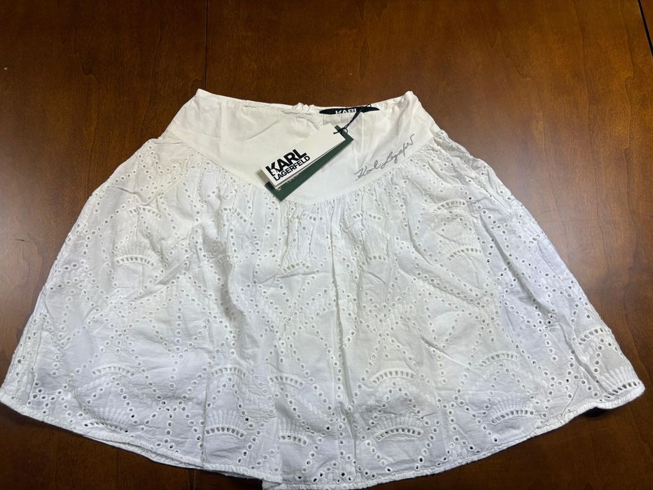 Fusta M Karl Lagerfeld Alb alba noua nepurtata cu etichetă