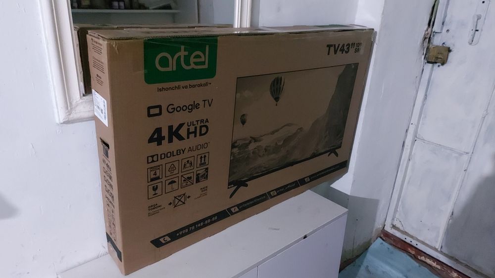 43 talik, 4k TV. HDR, SMART, karobkada yangi! , garantiyasi bilan