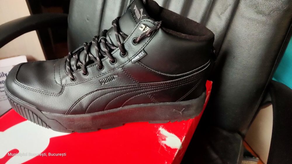 Puma SB puretex full black marimea 48.5 piele
