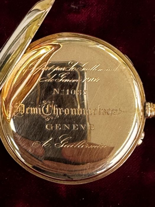 Златен Часовник Demi Chronometre  18 К. Geneva 1904 г