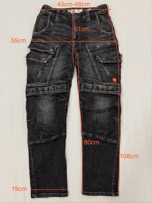 Pantaloni Engelbert Strauss (48 M) cargo blugi lucru munca jeans work