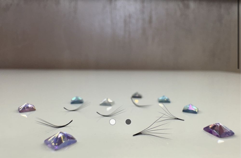 5D ръчно изработени мигли М размер микс 1200 броя