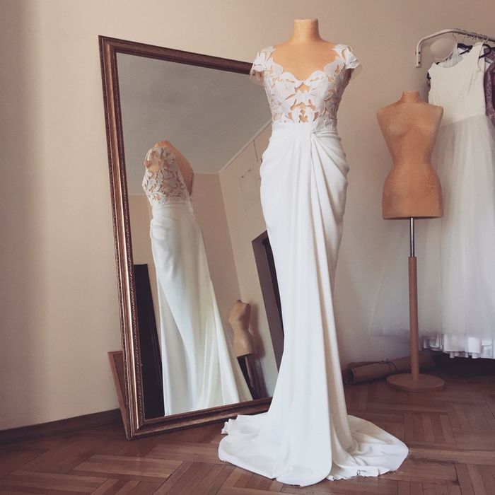 Rochie mireasa, Alina Cernatescu, masura S, sirena