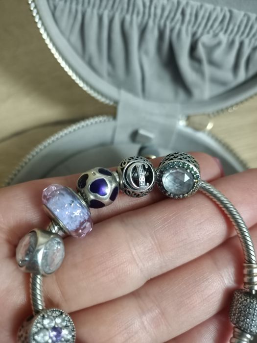 Браслет Пандора pandora оригинал с шармами