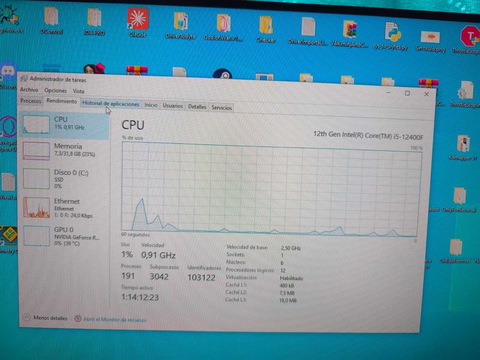 PC Gaming High-End - Intel i5 12400f + RTX 4070 - 32 GB ram - 1tb SSD.