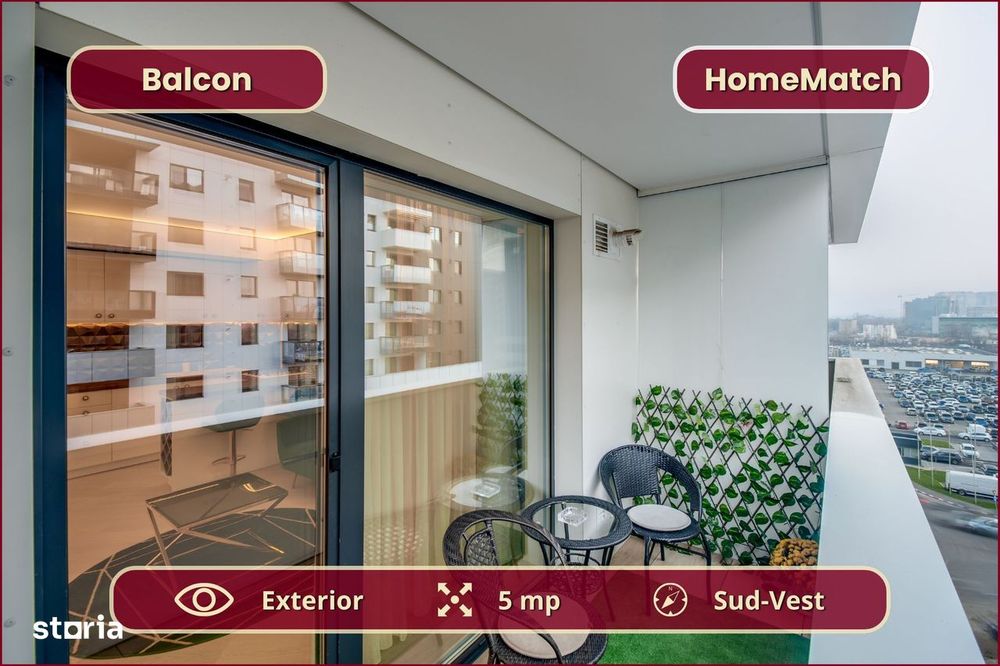 Cortina North || 2 Camere || Parcare subterană || Comision 0%